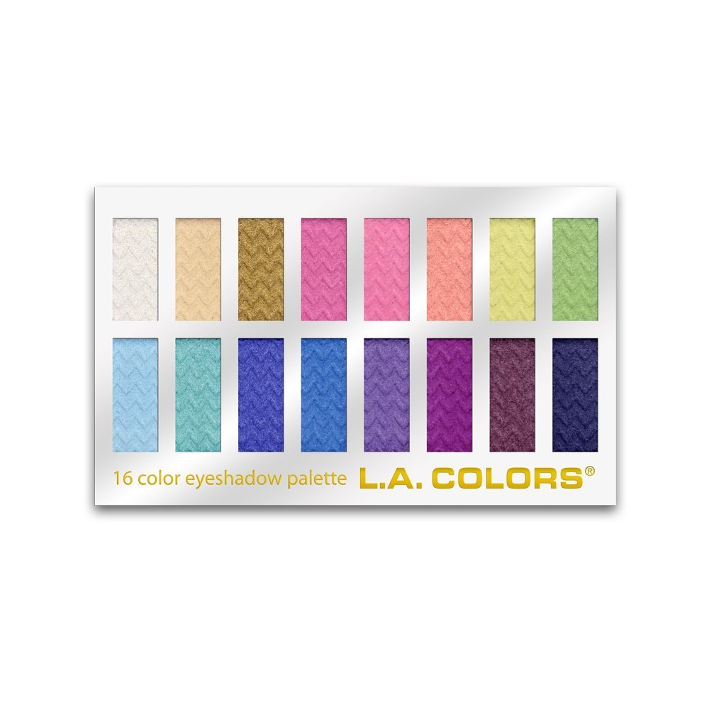 Price:$3.78     L.A. Colors 16 Color Eyeshadow Palette, Haute, 1.02 Ounce   Eye Shadows   Beauty
