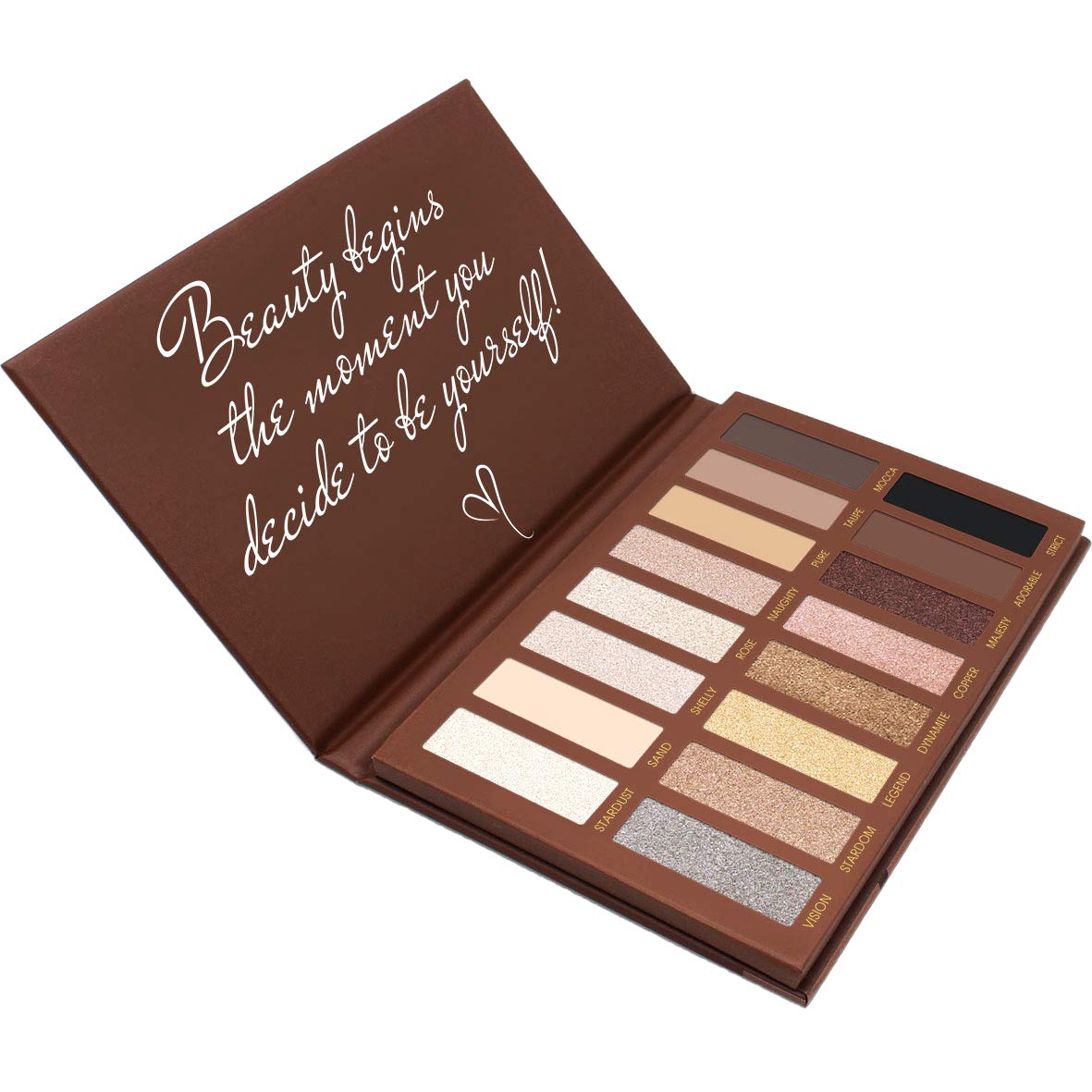 Price:$12.95    Best Pro Eyeshadow Palette Makeup - Matte Shimmer 16 Colors - Highly Pigmented - Professional Nudes Warm Natural Bronze Neutral Smoky Cosmetic Eye Shadows  Beauty