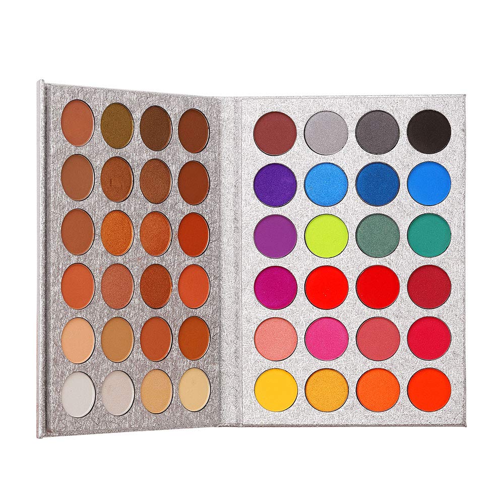 Price:$10.98     Eyeshadow Palette Makeup Matte Shimmer 48 Colors Highly Pigmented Professional Nudes Warm Natural Bronze Neutral Smoky Cosmetic Eye Shadows   Beauty
