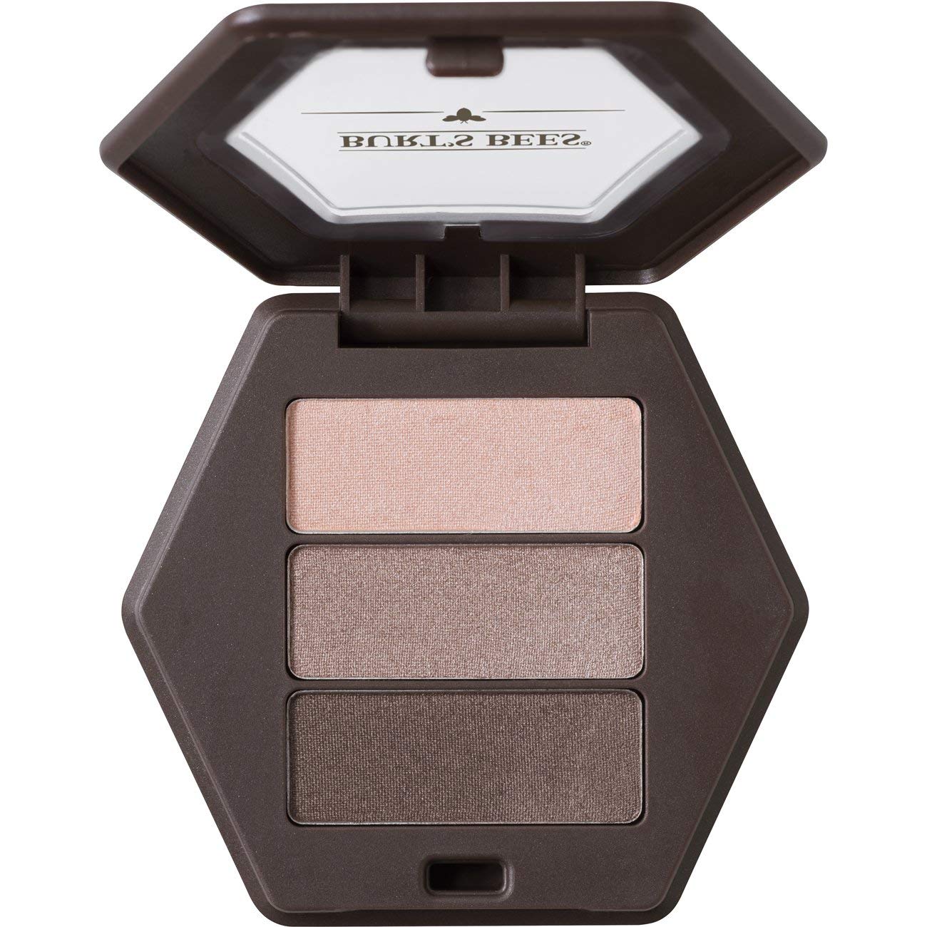 Price:$9.43     Burt's Bees 100% Natural Origin Eye Shadow Palette Trio Shimmering Nudes - 0.12 Ounce   Beauty