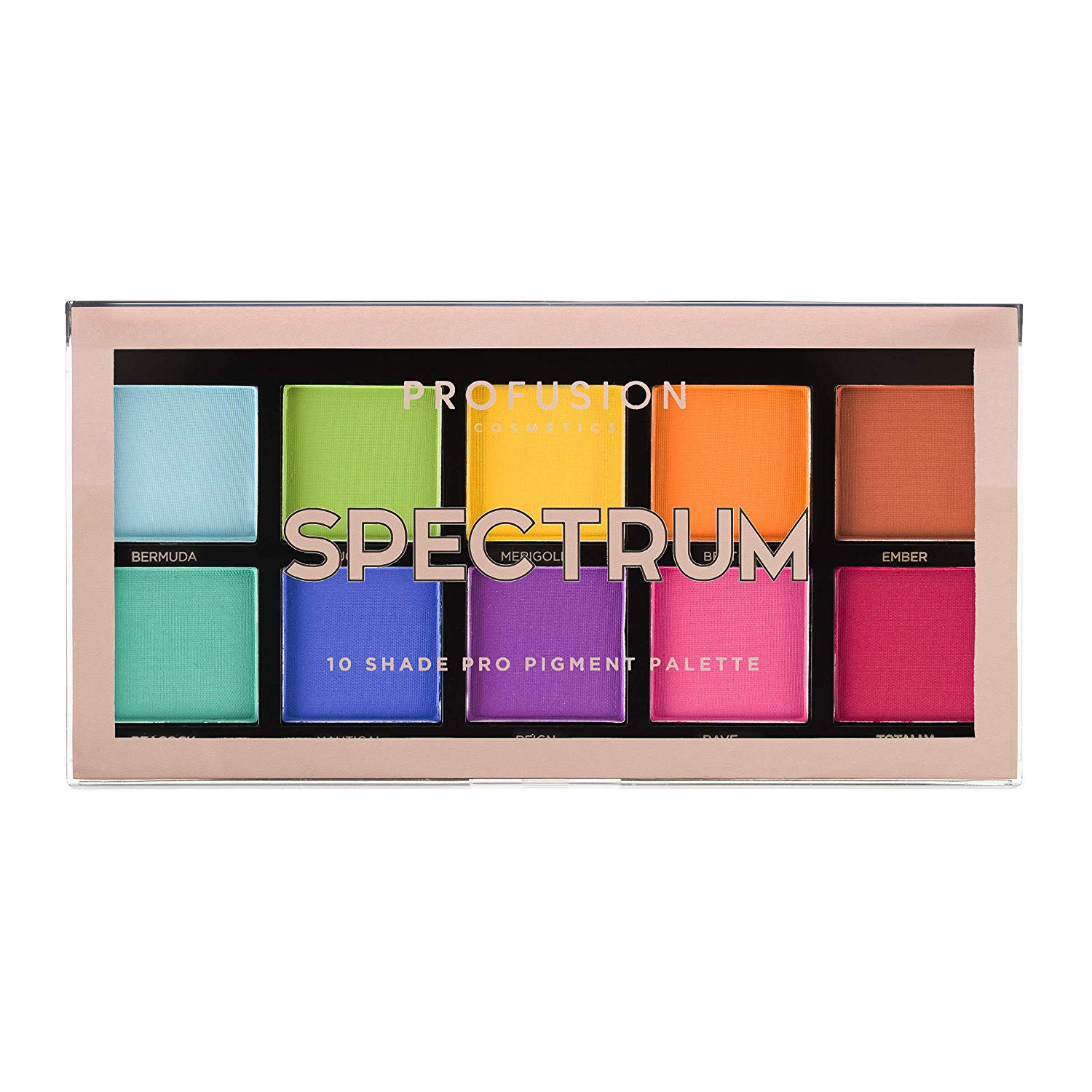 Price:$6.22     Profusion Cosmetics Mini Artistry 10 Shade Eyeshadow Palette, Spectrum   Beauty
