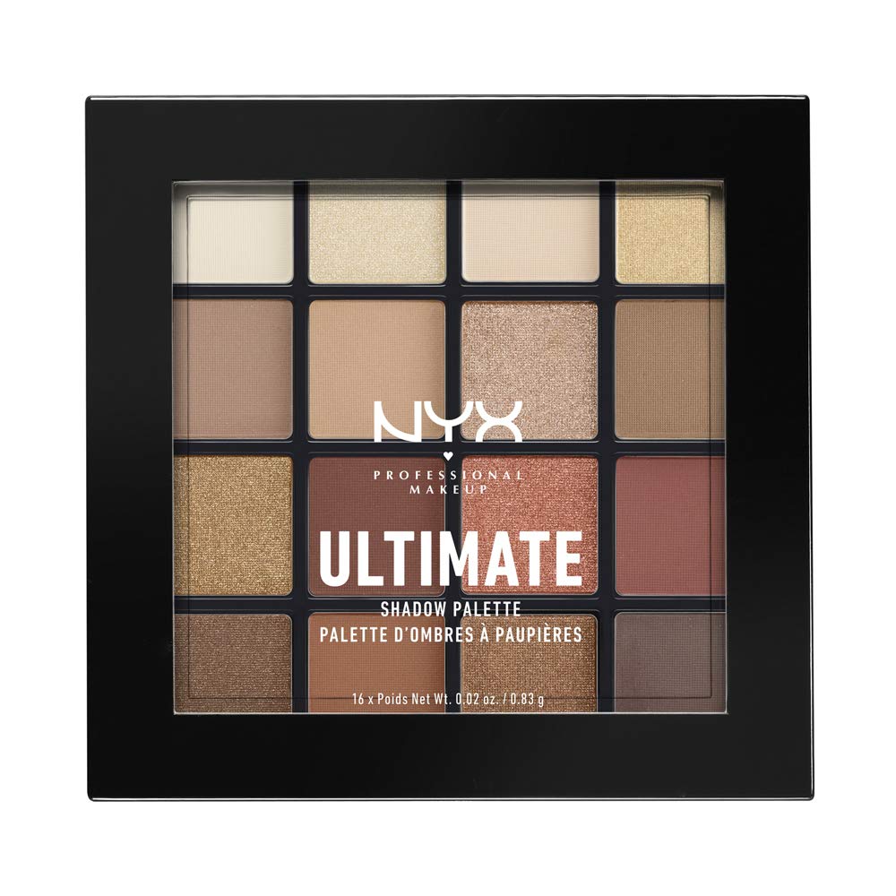 Price:$14.40    NYX PROFESSIONAL MAKEUP Ultimate Shadow Palette, Eyeshadow Palette, Warm Neutrals,1 Count  Beauty