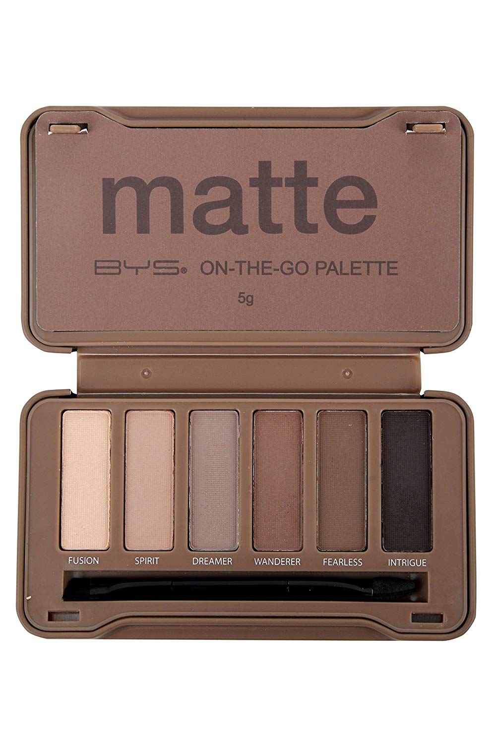 Price:$9.99    BYS On-The-Go Eyeshadow Palette,Six Shades with Mirror and Applicator, Matte  Beauty