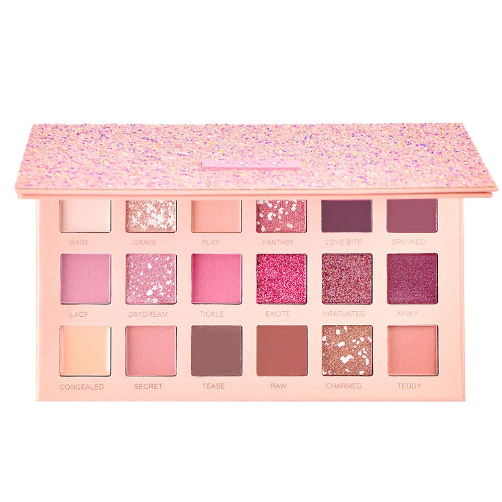 Price:$9.98     18 Colors Pigmented The New Nude Eyeshadow Palette Blendable Long Lasting Eye Shadow Palettes Neutrals Smoky Multi Reflective Shimmer Matte Glitter Pressed Pearls Eye Shadow Makeup palette Cosmetics   Beauty