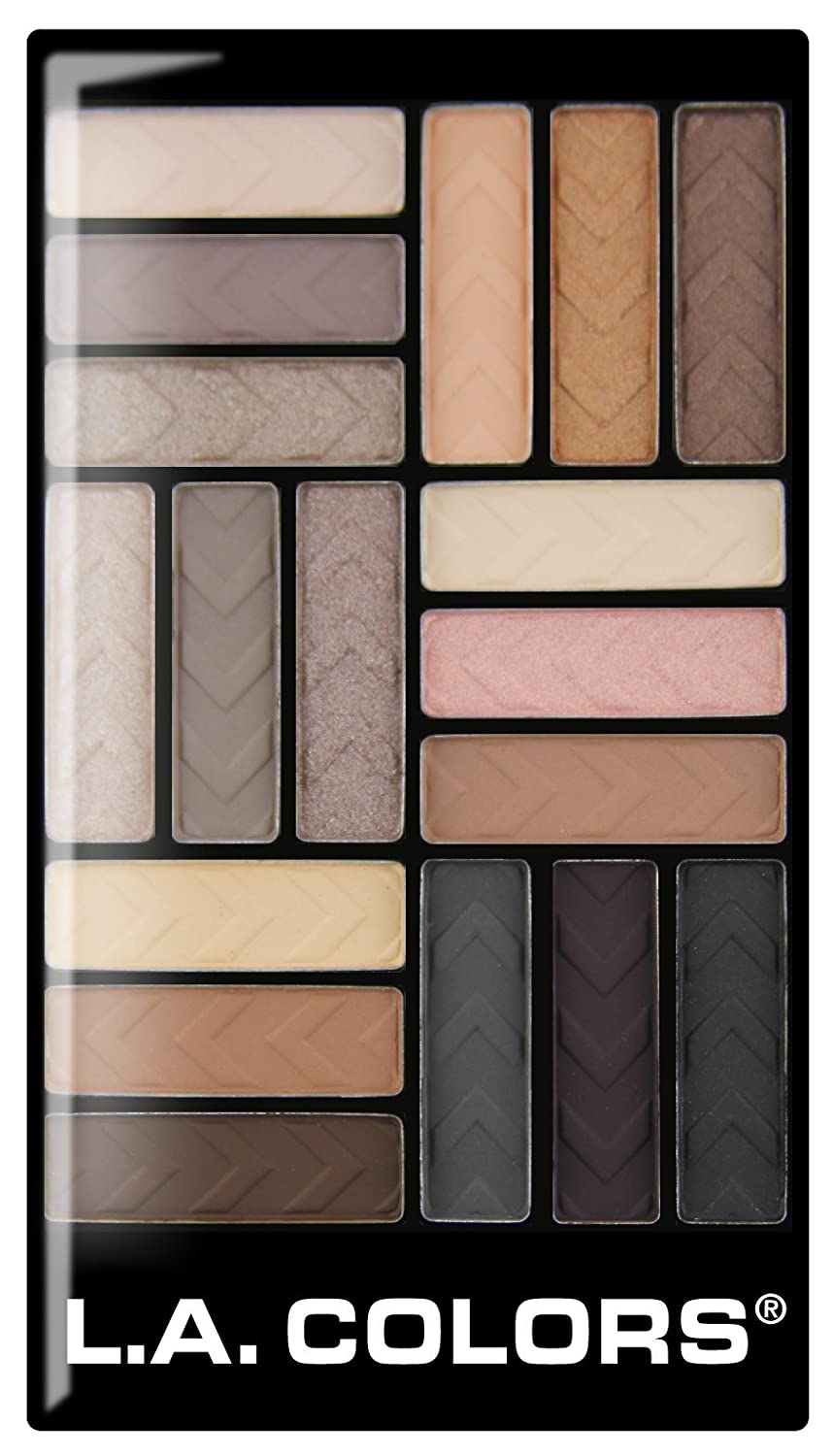 Price:$4.59     L.A. Colors 18 Color Eyeshadow Palette, Downtown Brown, 0.70 Ounce   Beauty