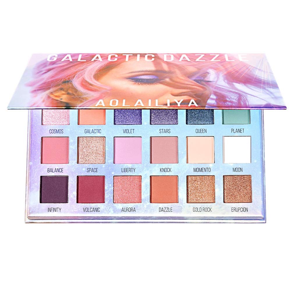 Price:$9.99     18 Color Matte Eyeshadow Palette, Pro Makeup Eyeshadow Palette, Highly Pigmented Shimmer Eye Shadow Palette, Long Lasting&Waterproof&Press Powder Eyeshadow Pallet.   Beauty