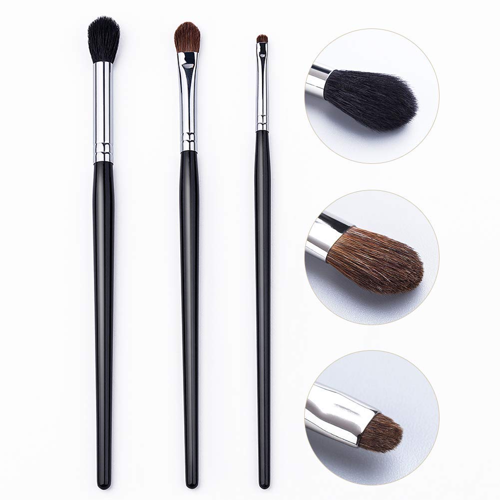 Price:$4.99    UNIMEIX Professional Eyeshadow Eyeliner Blending Eye Makeup Brushes Set Soft Natural Black  Beauty
