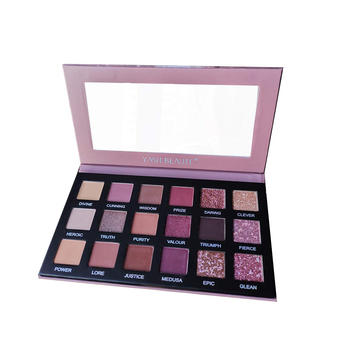 Price:$10.99     18 Colors Nude Eye Shadow Palettes, YMH BEAUTE High Pigment Shimmer Glitter Matte Eyeshadow Palette Makeup Pallets Natural Rose Nude Eyeshadow Pallet Long Lasting Waterproof Cruelty-free, ATHENA   Beauty