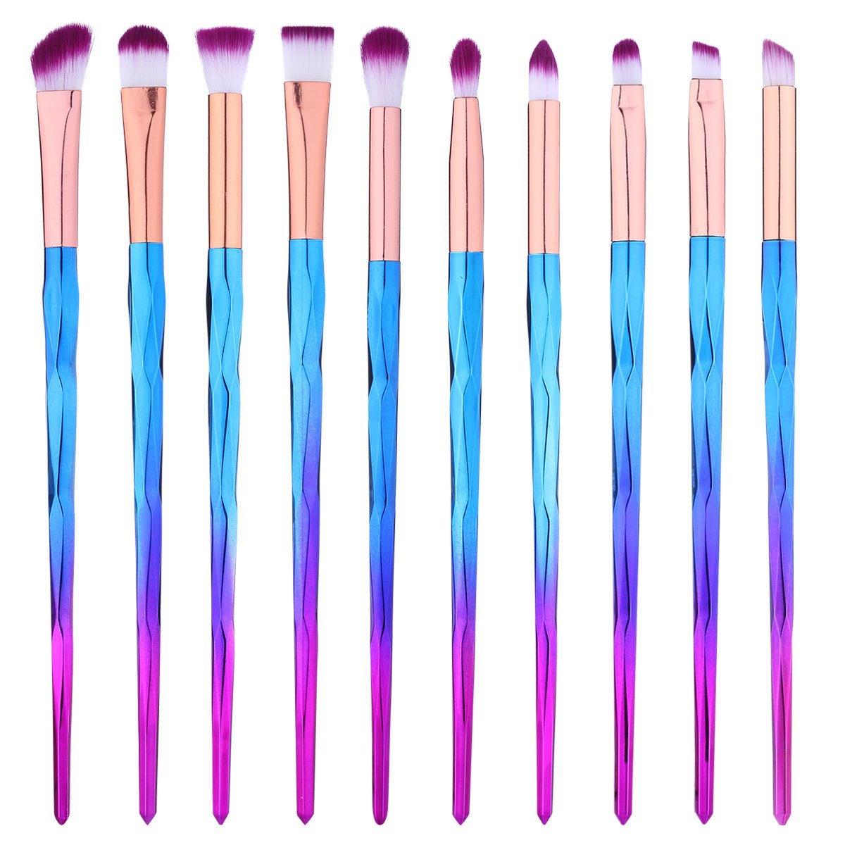 Price:$7.99    Eye Shadow Brush Set Unicorn 10Pcs Eye Makeup Brushes for Shading or Blending of Eyeshadow Cream Powder Eyebrow Highlighter Concealer Cosmetics Brush Tool  Beauty