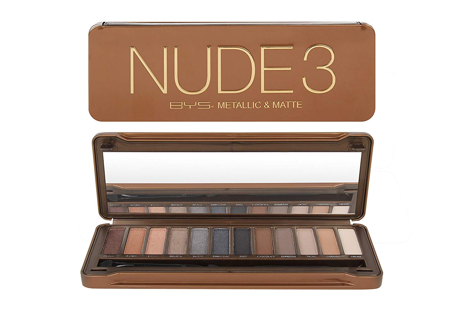 Price:$14.99     BYS 12 Color Eyeshadow Palette, Nude 3, 3 Ounce, 1 Count   Beauty