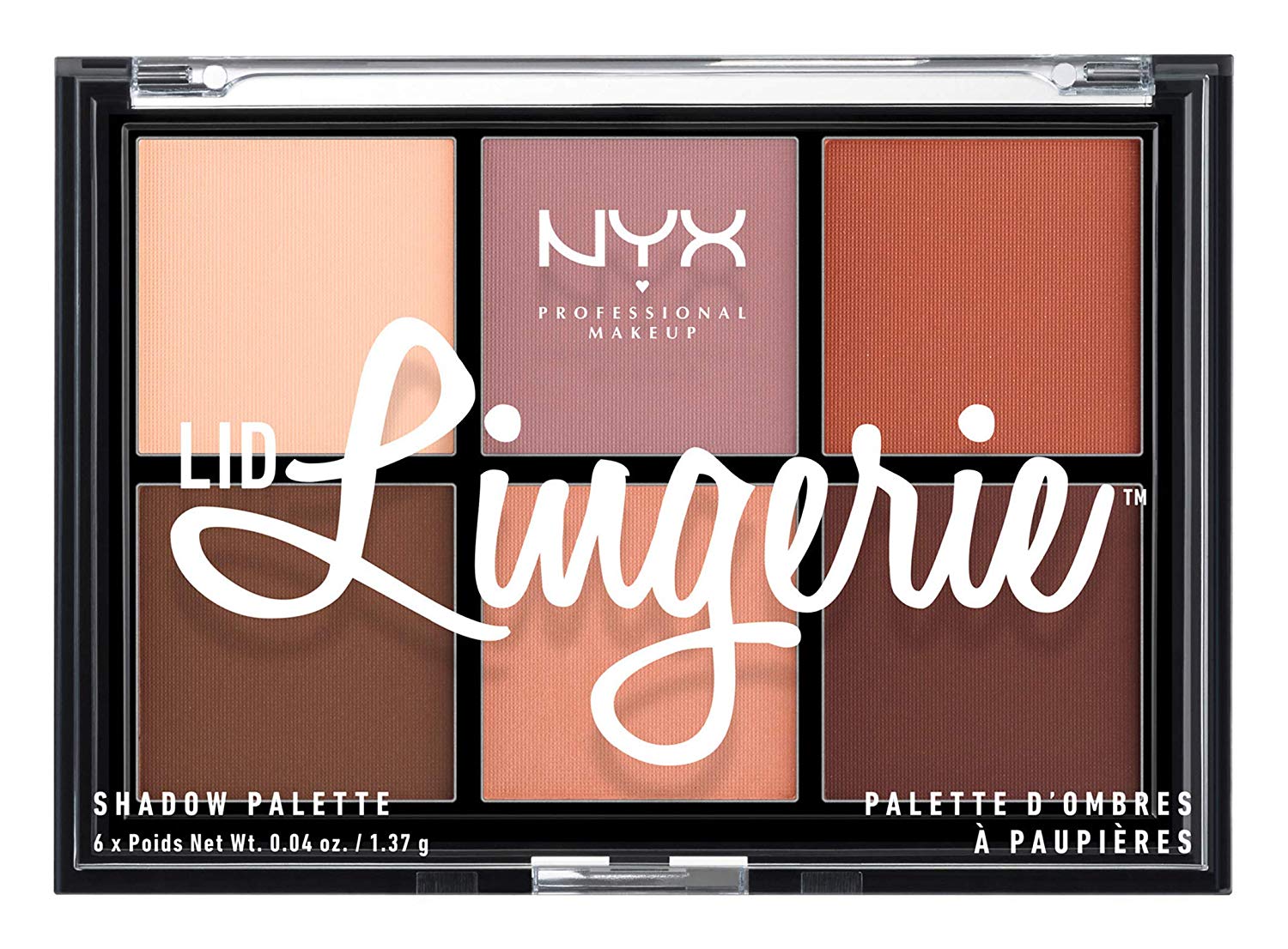 Price:$9.40     NYX PROFESSIONAL MAKEUP Lid Lingerie Shadow Palette, Eyeshadow Palette   Beauty