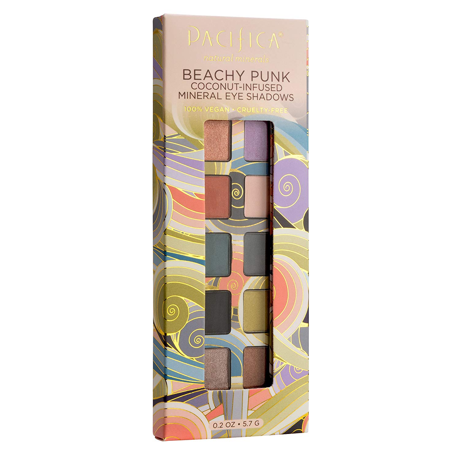 Price:$14.31     Pacifica Beauty 10 Well Eye Shadow, Beachy Punk, 0.2 Ounce   Beauty