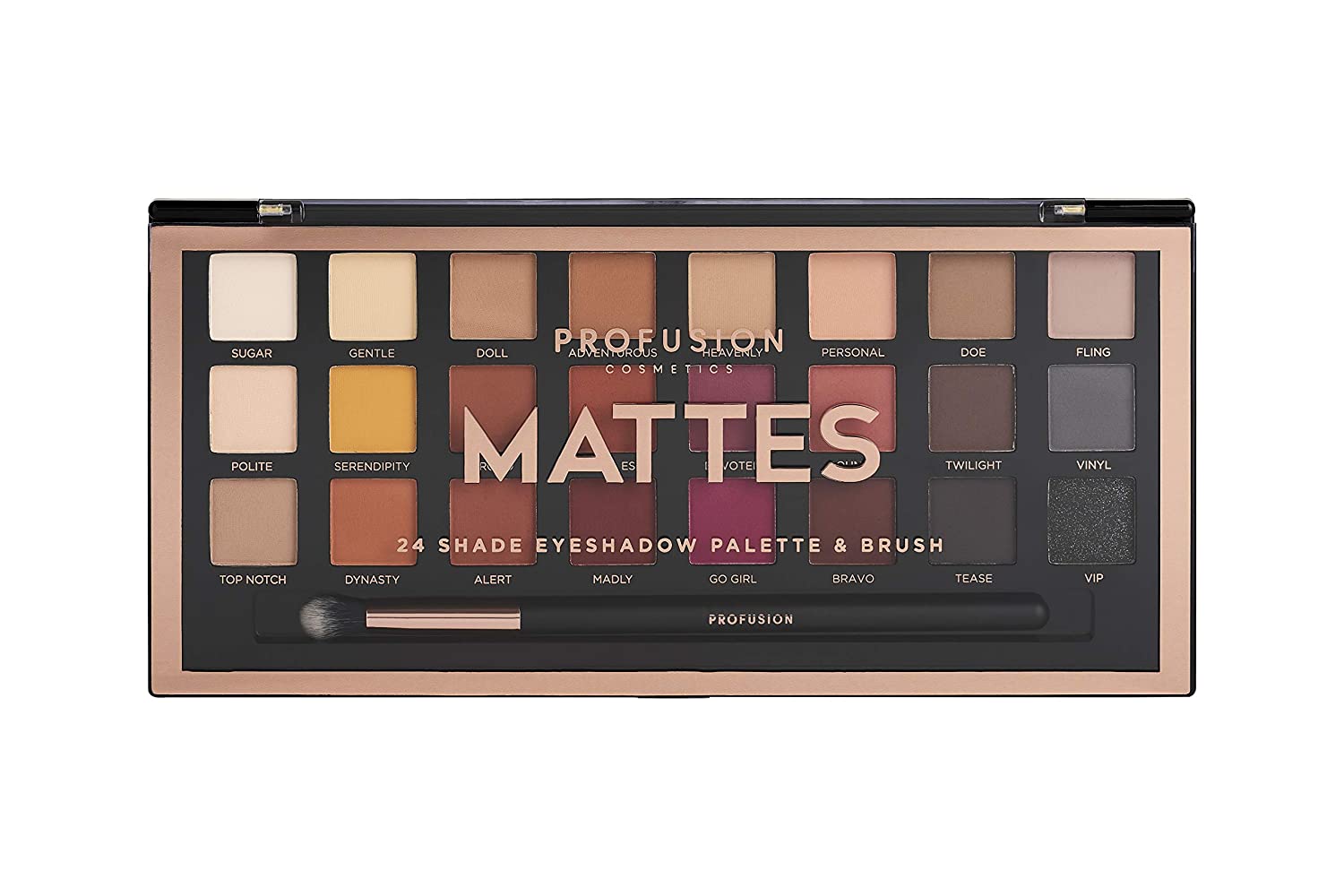 Price:$10.00     Profusion Cosmetics Professional Artistry Pro Eyeshadow Palette, Mattes   Beauty
