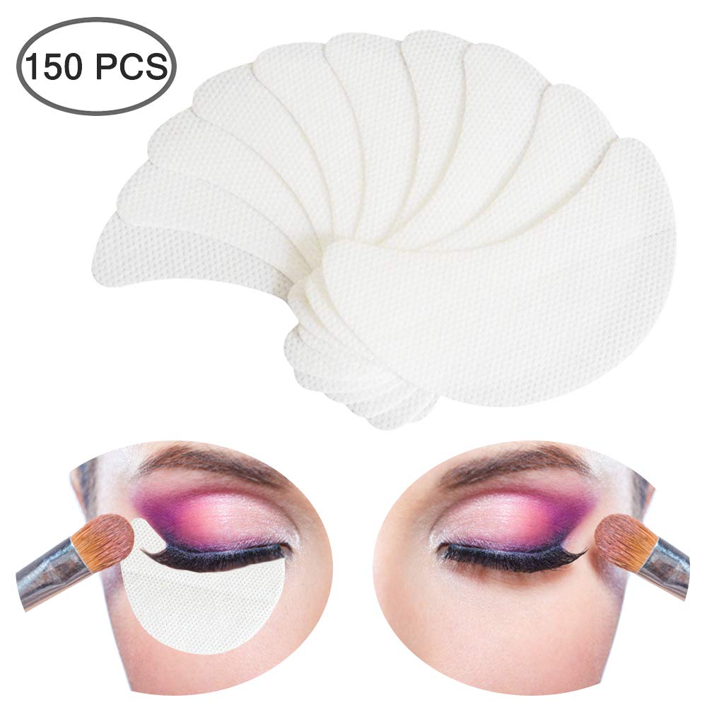 Price:$6.99     150 Pcs Eyeshadow Stencils Pads, Sonku Eyeshadow Shields Lint Free Under Patches for Eyelash Extensions, Tinting and Lip Makeup Residue   Beauty