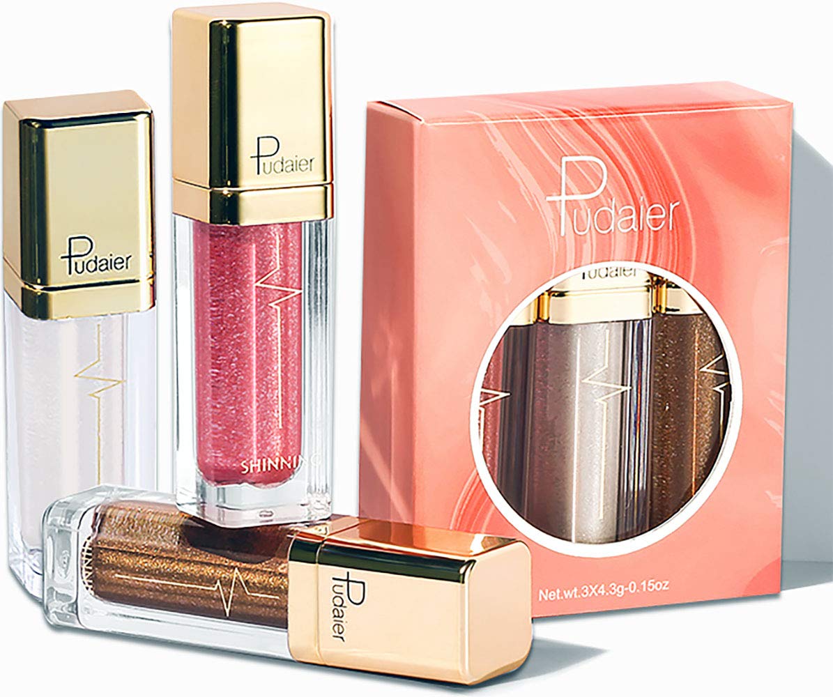 Price:$7.99     Effie Lancelot Glitter Liquid Eyeshadow - High Pigmented Long-Lasting Diamond Liquid Eyeliner Eye Shadow Set - Shimmer Sparkling Eyes Makeup for Body Glitter(3 Pack, Silver Gold Pink)   Beauty