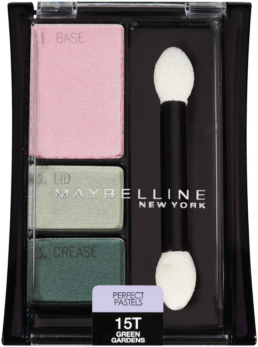 Price:$5.09     Maybelline New York Expert Wear Eyeshadow Trios, Perfect Pastels 15T Green Gardens, 0.13 Ounce   Eye Shadows   Beauty