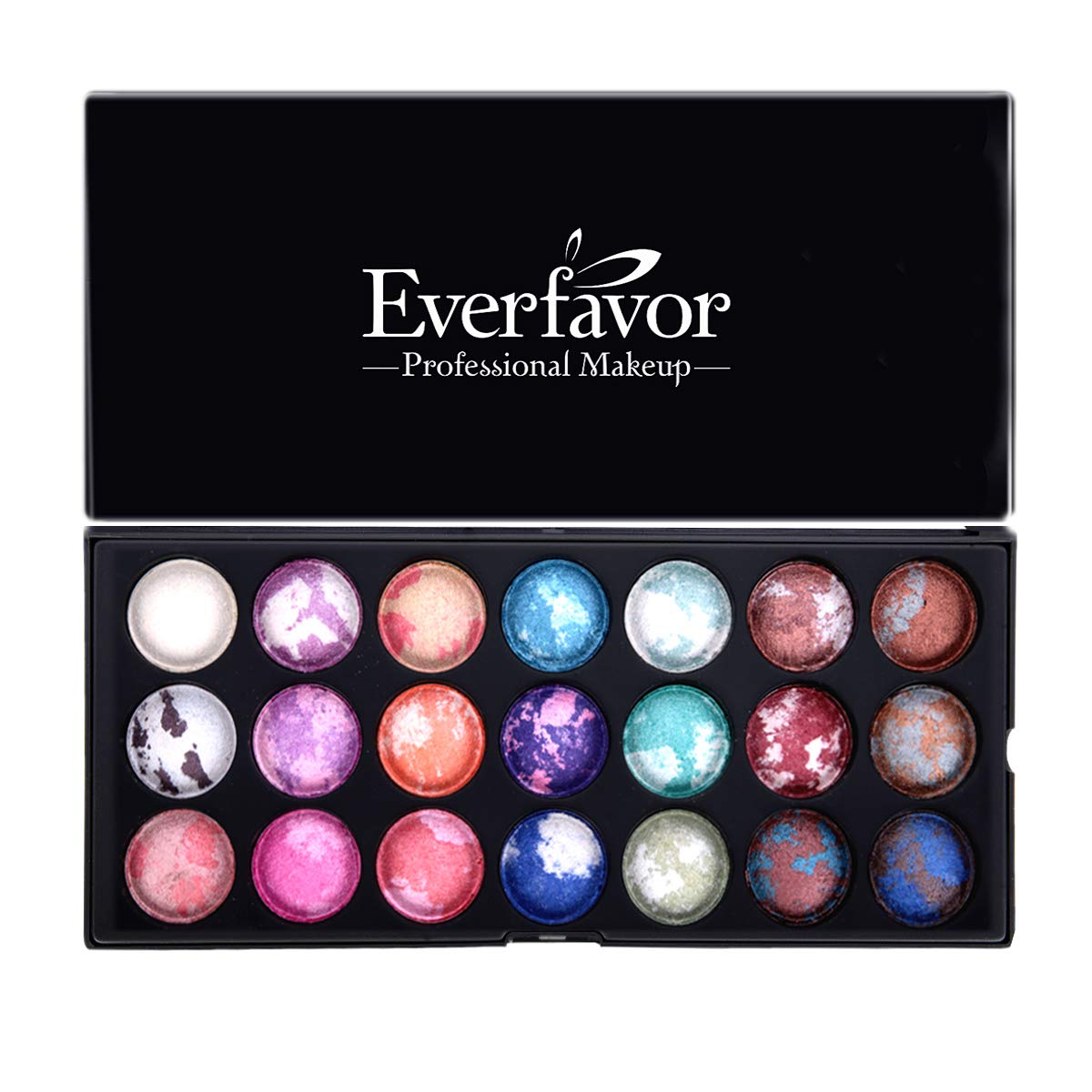 Price:$12.99     21 Colors Eyeshadow Palette, Everfavor Eye Shadow Makeup Palette Shimmer Eyeshadow Palettes Baked Eye Shadows Cosmetics Pallet with Galaxy Colors (21 Color, 04)   Beauty