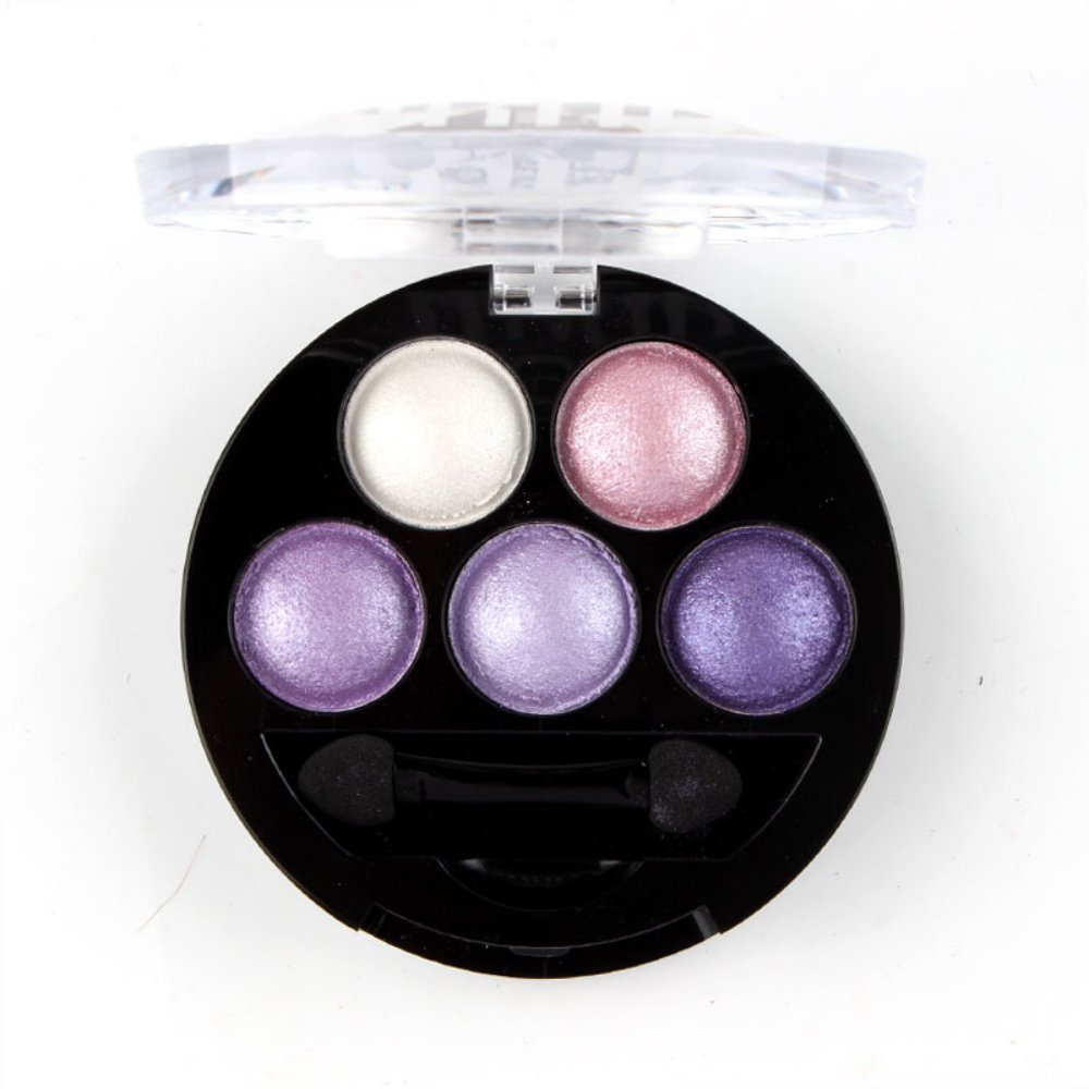 Price:$8.49     Mallofusa 5 Colors Eye Shadow Powder Metallic Shimmer Eyeshadow Palette (Amethyst Glam) 4.7oz   Beauty