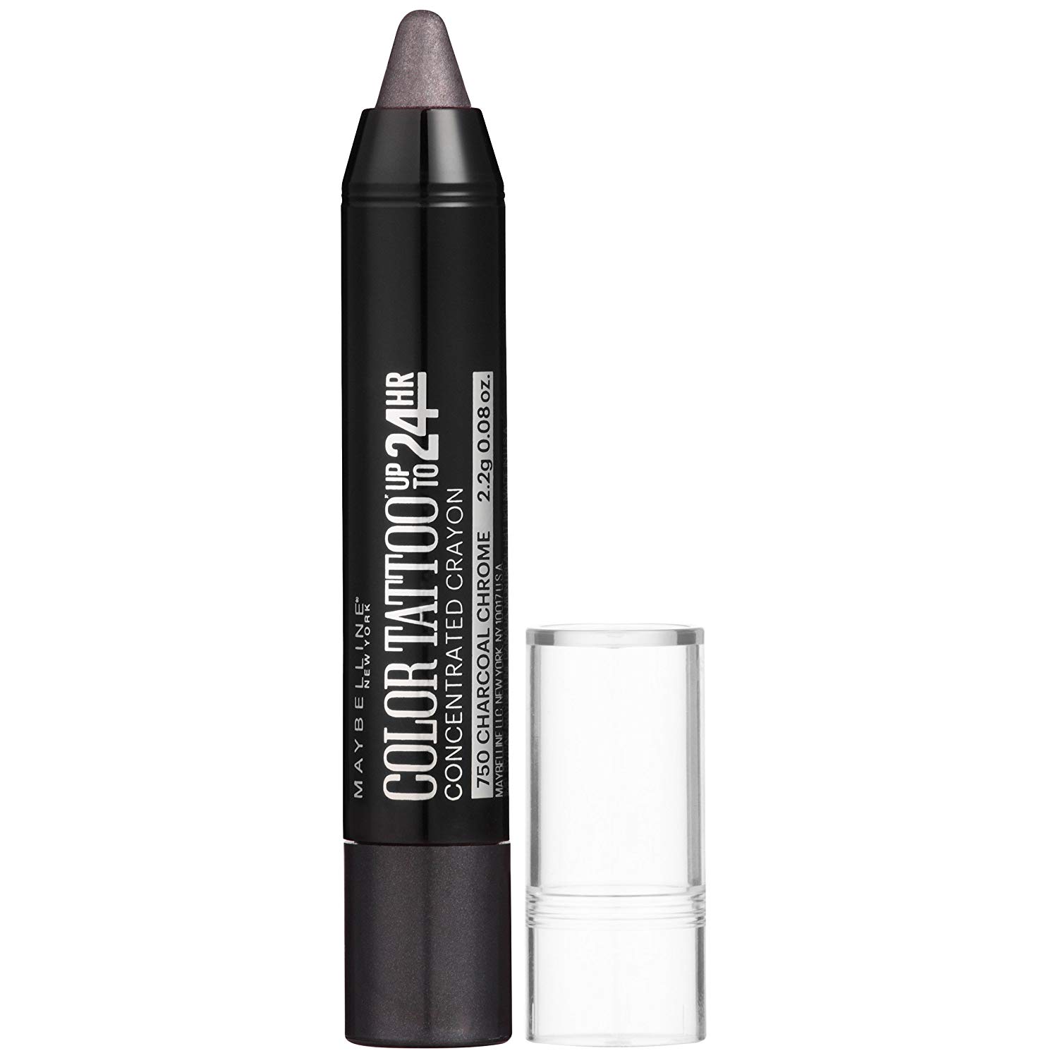 Price:$7.49     Maybelline Eyestudio ColorTattoo Concentrated Crayon, 750 Charcoal Chrome, 0.08 oz.   Beauty