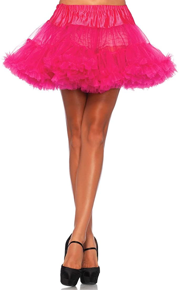 Price:$26.89    Leg Avenue Women's Layered Soft Tulle Petticoat - One Size - Fuchsia  Clothing
