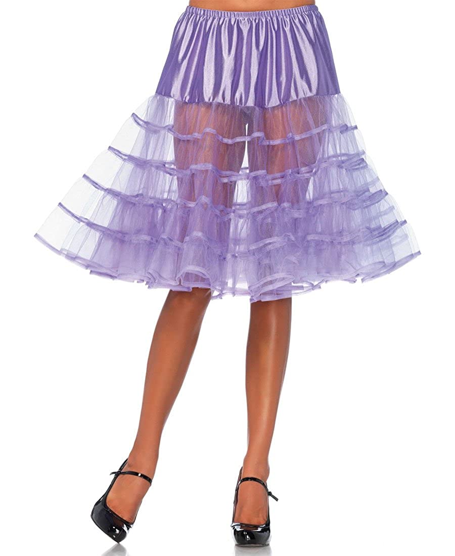 Price:$30.40    Leg Avenue Women's Knee Length Petticoat - One Size - Lavender  Clothing