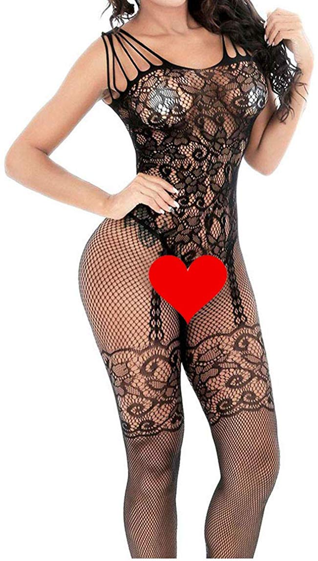 Price:$7.99    PZCXBFH Womens Fishnet Tights Suspender Pantyhose, Black, Size One Size  Clothing