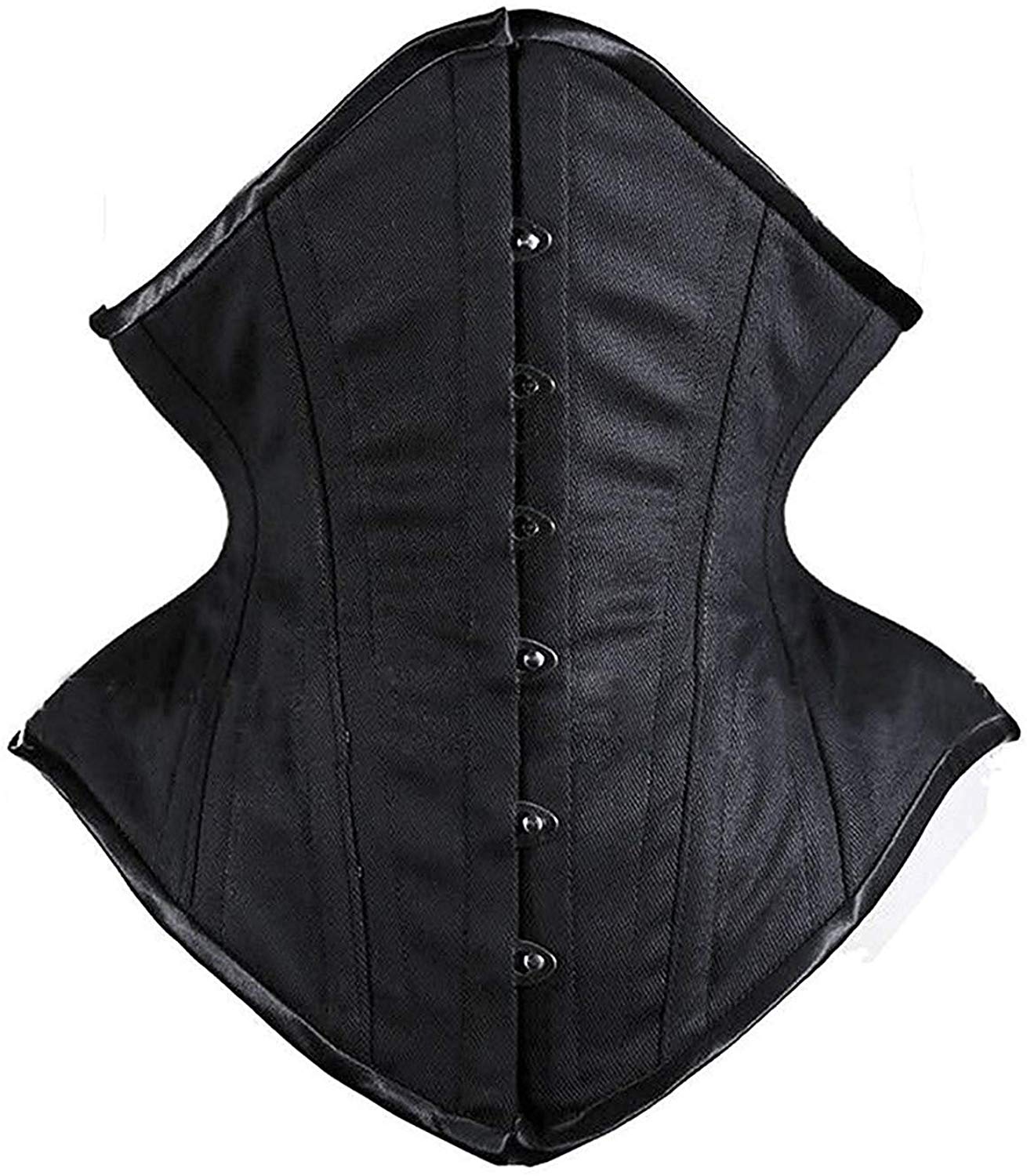 Price:$42.99    SHAPERX Women Waist Training Corsets Double Steel Boned Heavy Duty Long Torso Body Shaper, SZ1793-Black-XS  Clothing