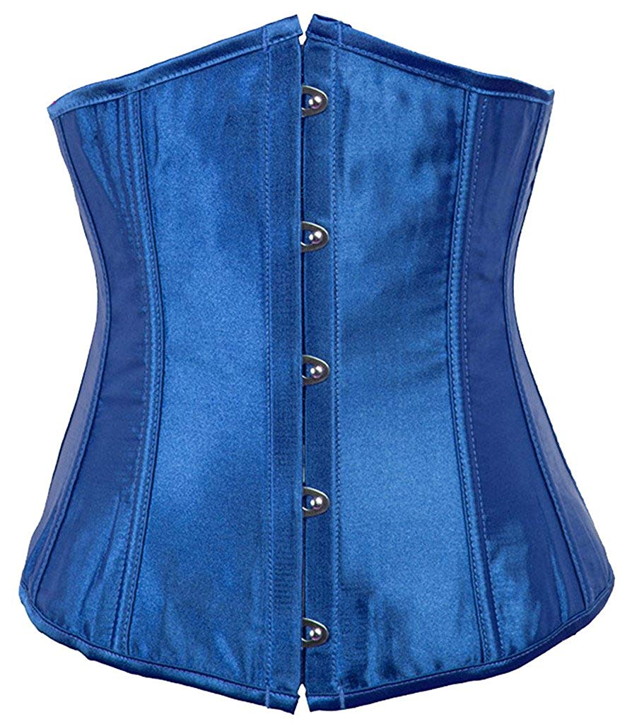 Price:$10.99    Alivila.Y Fashion Womens Sexy Vintage Underbust Waist Training Corset 2686A-Blue-S  Adult Exotic Corsets  Clothing