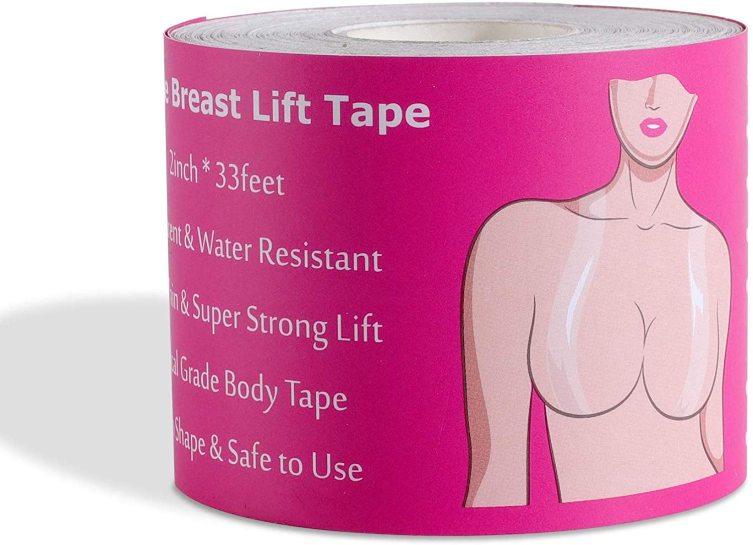 Price:$13.98    New Breast Tape L XL Sweatproof Breast Lift Tape Transparent Boob Tape for Cup A-H 33FT Medical Grade Quality Tape  Clothing