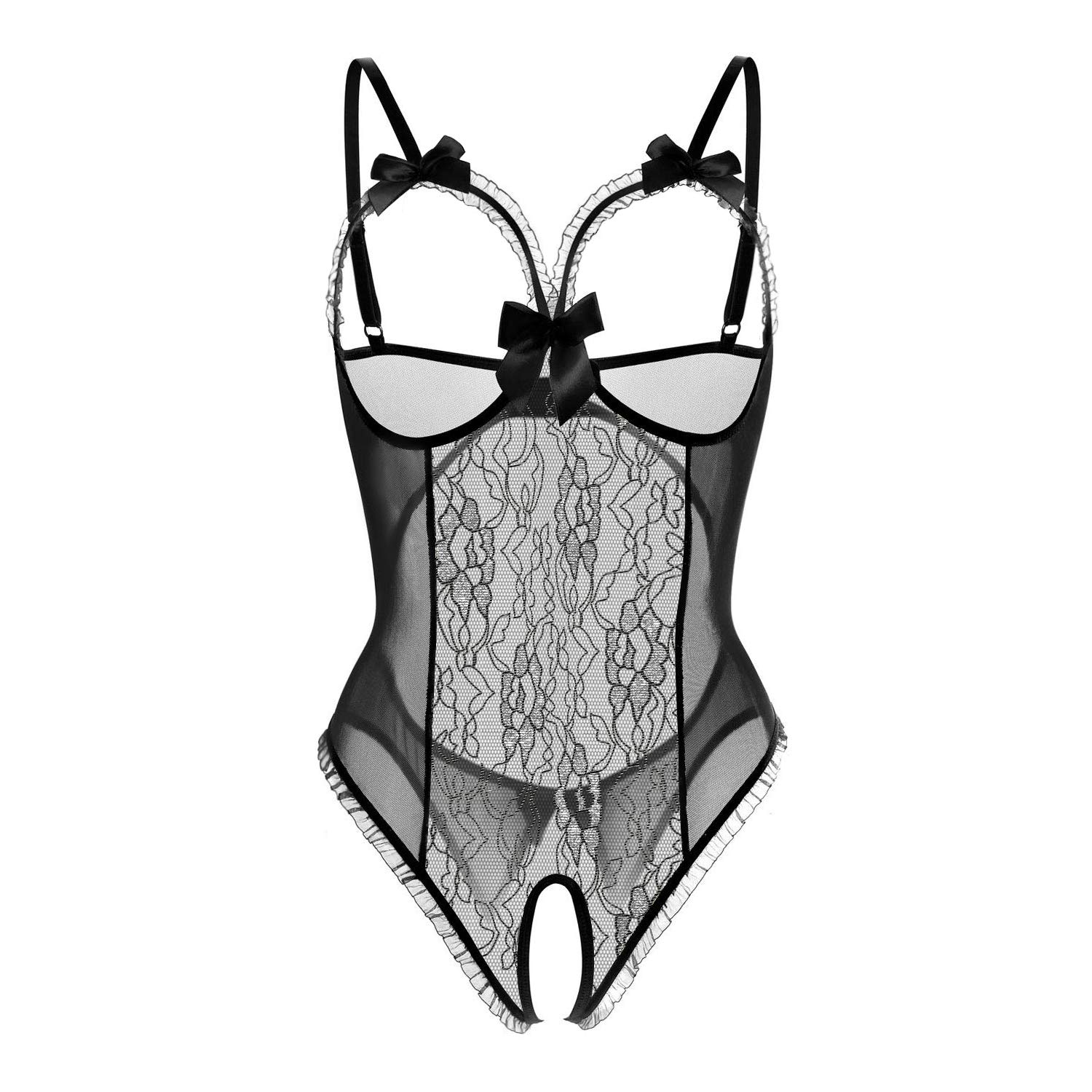 Price:$12.99    Sexy Lingerie for Women Sexy Lingerie Lace Kimono Robes Sleepwear Lingerie Robe (02, S)  Clothing