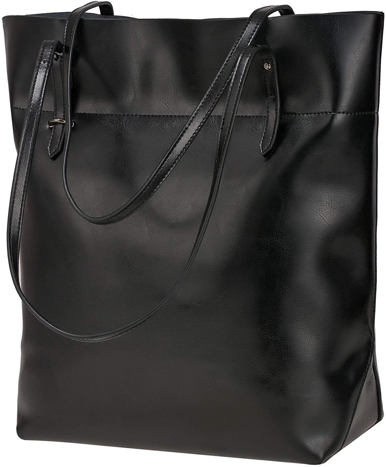 Price:$53.99    S-ZONE Vintage Genuine Leather Tote Shoulder Bag Handbag Big Large Capacity 2.0  Clothing