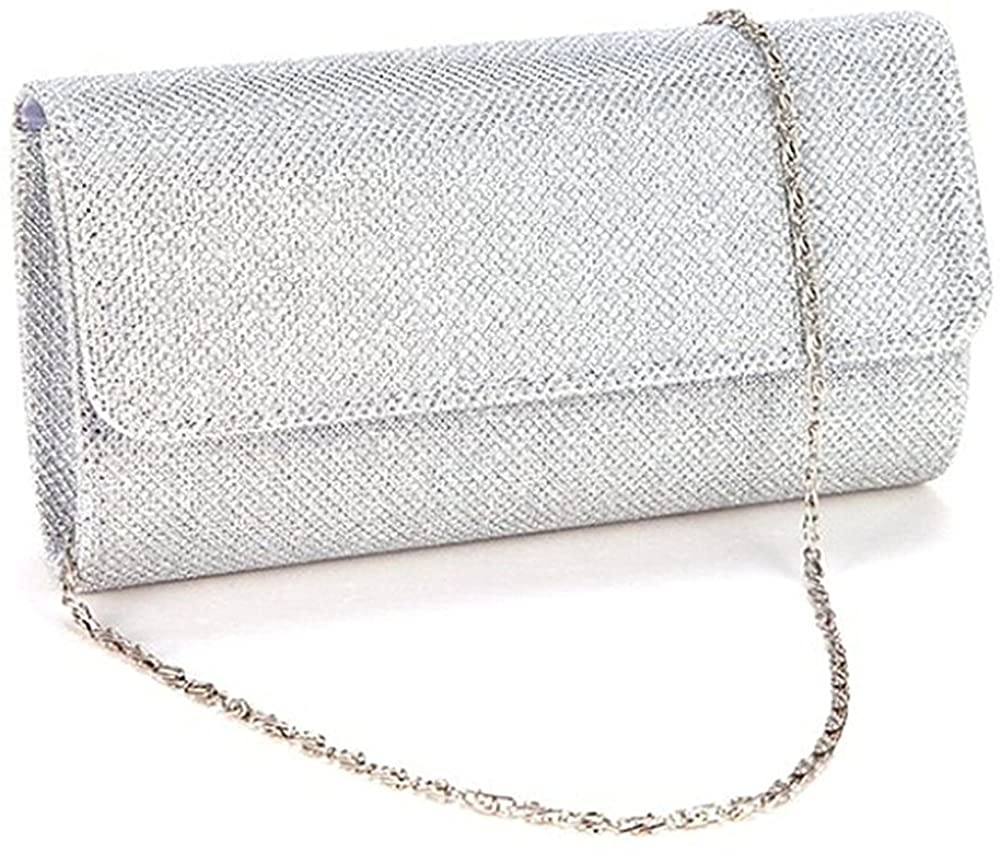 Price:$12.97 Evening Bag Clutch Purses for Women, iSbaby Ladies Sparkling Party Handbag Wedding Bag with Chain  Handbags   