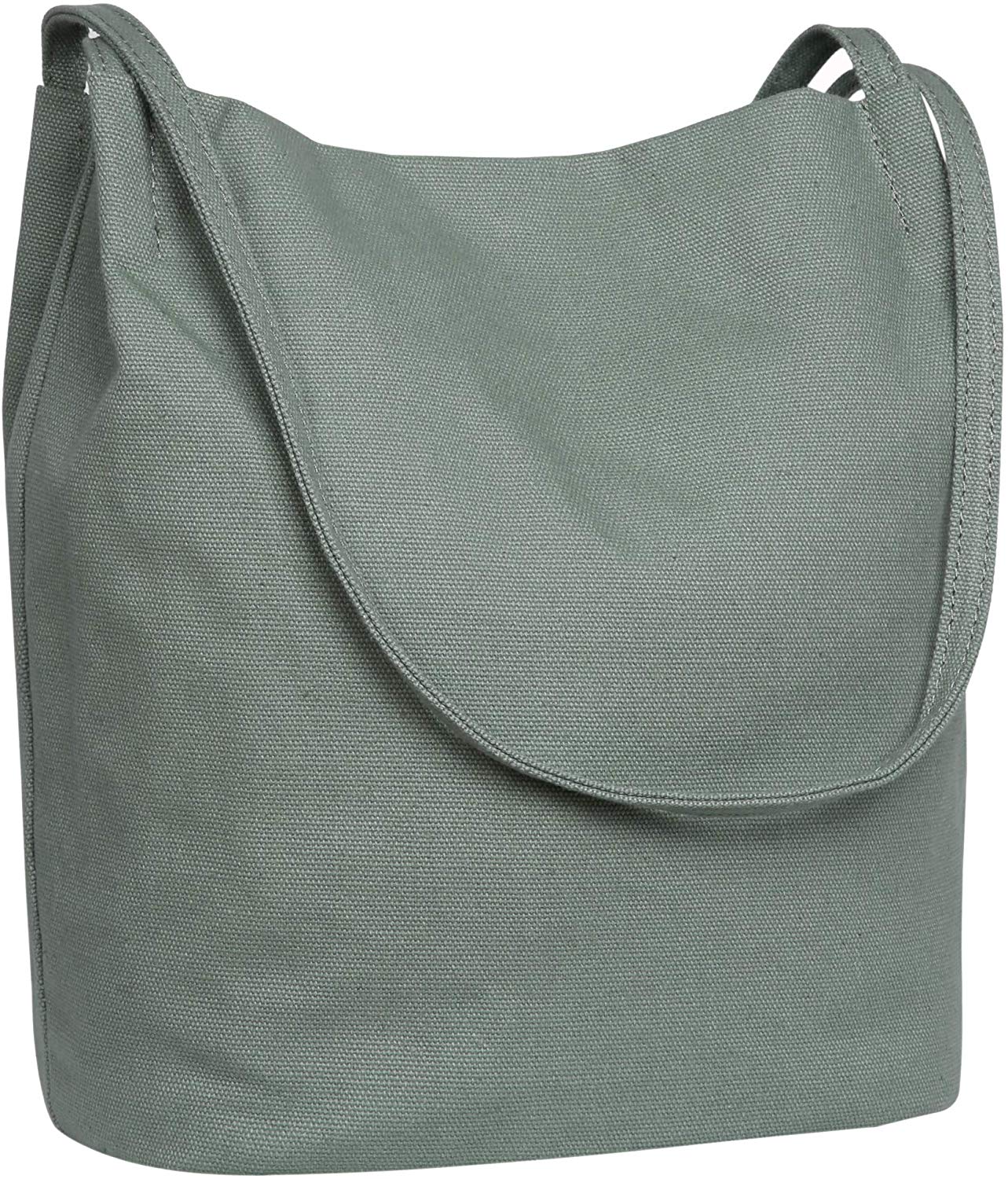 Price:$19.99    Iswee Canvas Womens Bucket Bag Shoulder Handbags Hobo Ladies Purses Fashion Tote Purse (Army Green)  Shoes
