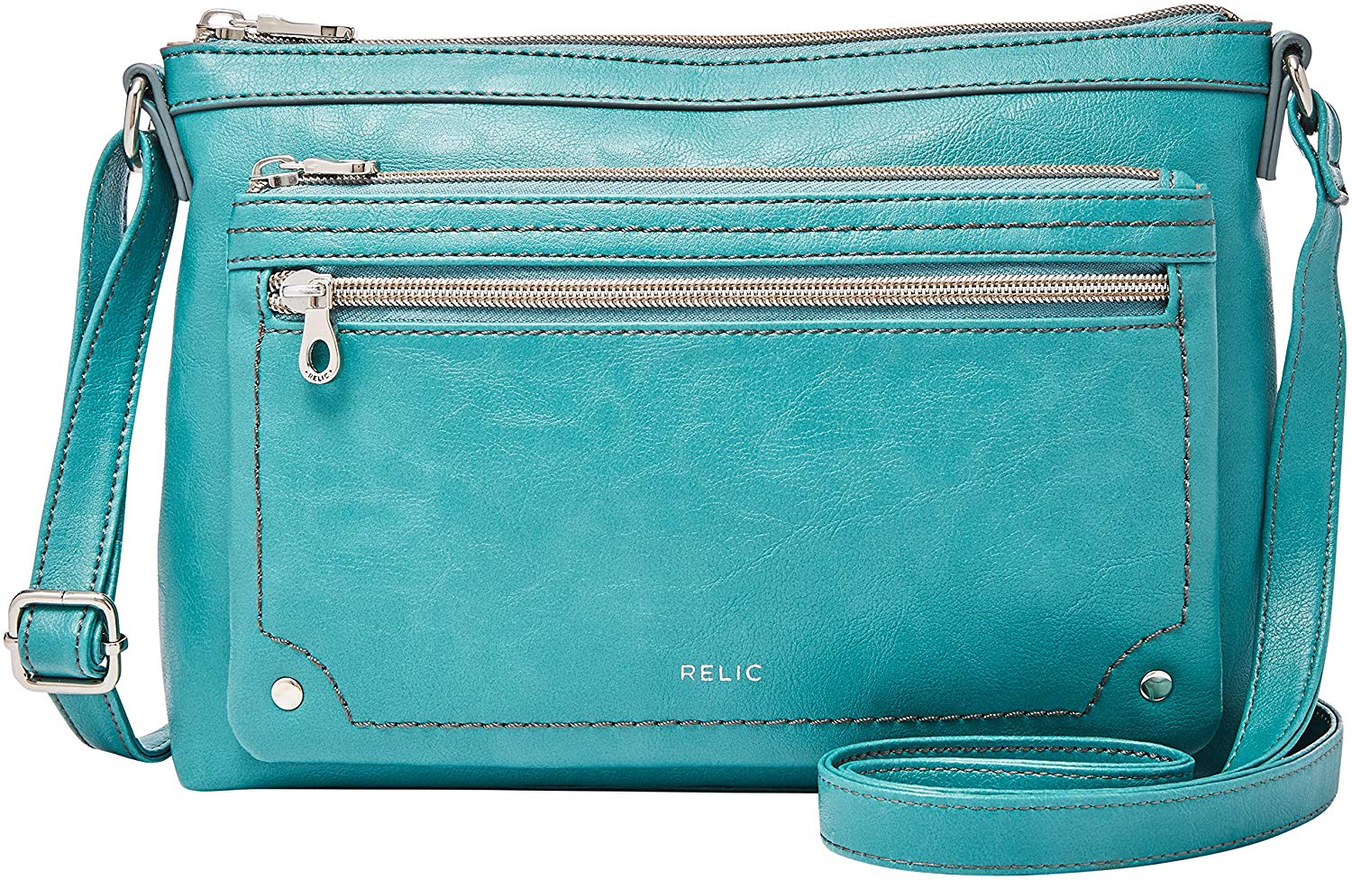 Price:$32.40 Relic by Fossil Women's Evie Crossbody Handbag Purse  Handbags   