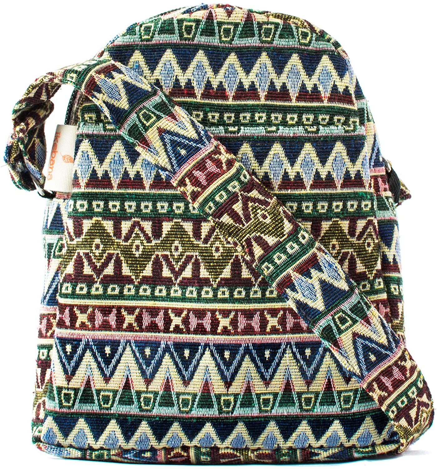 Price:$10.09 Ikebana Handmade Crossbody Bags for Women Brocade Purse Cell Phone and Travel (Neptune)  Handbags   