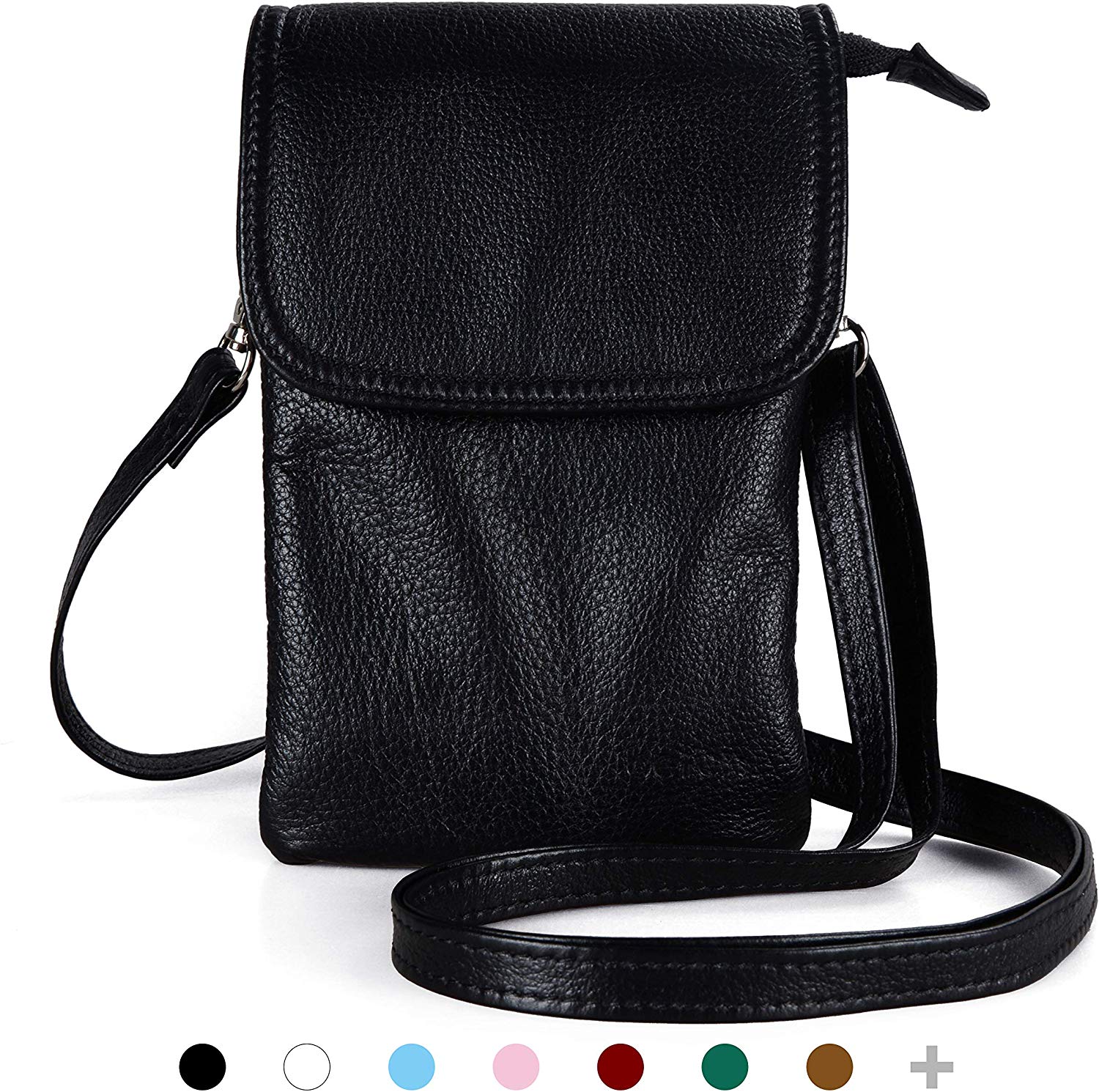Price:$19.99 befen Cell Phone Crossbody Wallet Purse, Women Small Leather Crossbody Bag (Black)  Handbags   