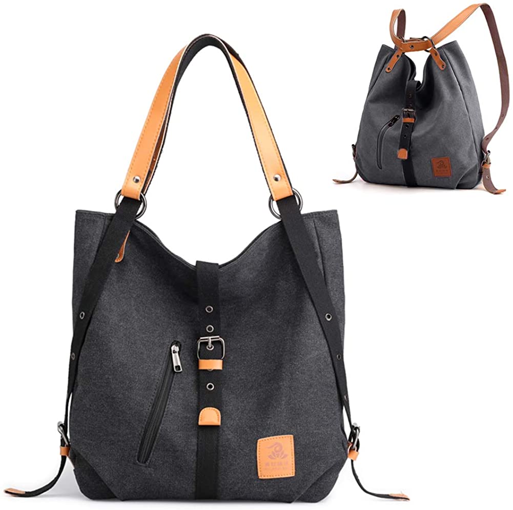 Price:$22.59    Chikencall 3 ways Women's Canvas Purses And Handbags Backpack Totes Shoulder Bags Western Vintage Casual Hobo Handbags Crossbody Bag For Ladies  Shoes