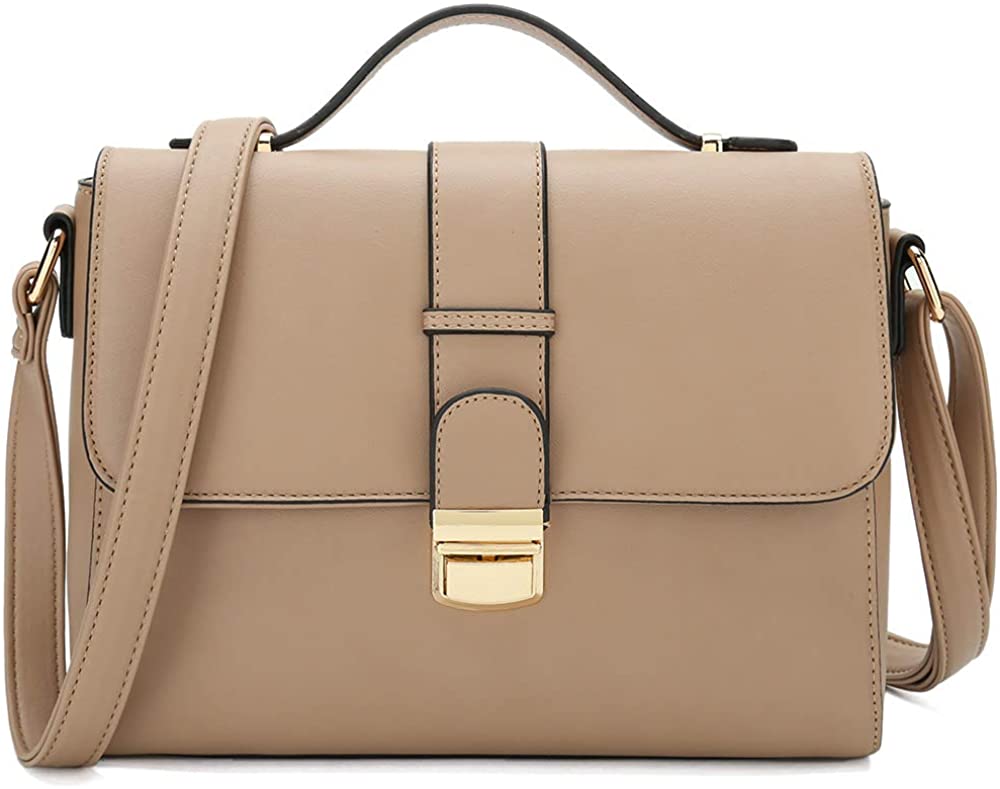 Price:$24.99    Catmicoo Crossbody Purses for Women Classic Small Satchel Bags for Women (Apricot)  Shoes