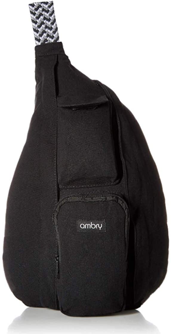 Price:$29.98   | Ambry Rope Sling Bag, Backpack for Women – Canvas Crossbody Shoulder Sling for Travel, Commuting and Hiking (ANI) | Casual Daypacks