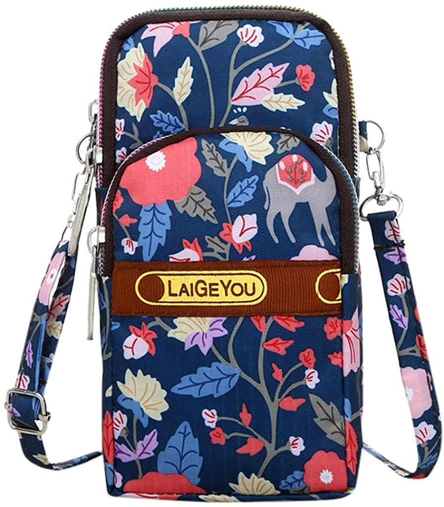 Price:$1.49    Amober Fashion Women Neutral Waterproof Nylon Zipper Cartoon Students Outdoor Sports Arm Bag Phone Bag Shopping Shoulder Bag  Clothing