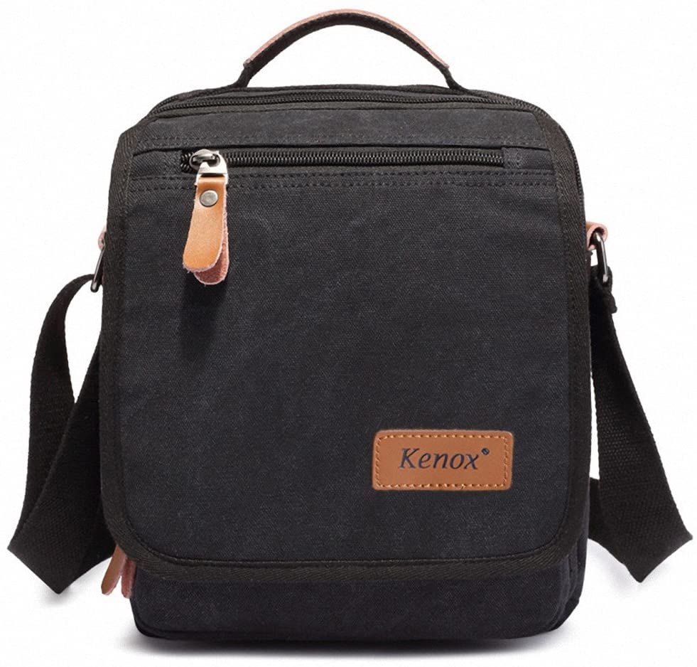 Price:$21.99    Kenox Durable Vintage Multifunction Canvas Shoulder Bag Business Messenger Bag Ipad Bag Tote Bag Satchel Bag  Shoes