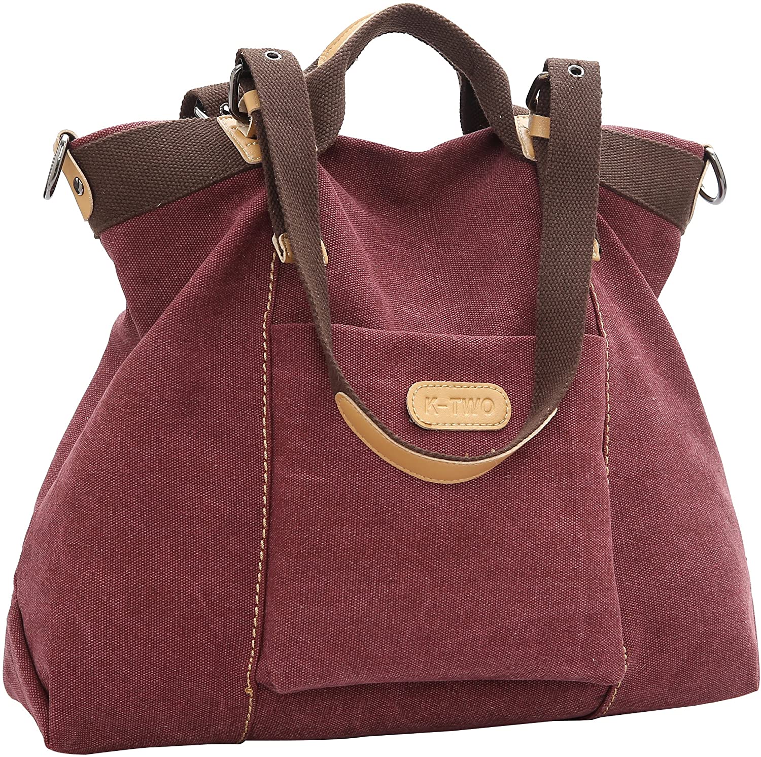 Price:$28.89    Z-joyee Women Shoulder bags Casual Vintage Hobo Canvas Handbags Top Handle Tote Crossbody Shopping Bags  Shoes