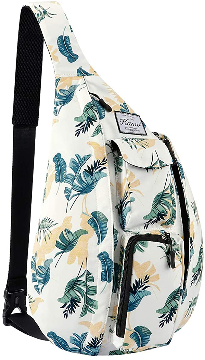 Price:$28.99    KAMO Sling Backpack - Travel Rope Bag Crossbody Pack for Women Men Teens - Waterproof Outdoor Shoulder Backpack for Trekking Bicycle Sport Hiking Camping  Clothing