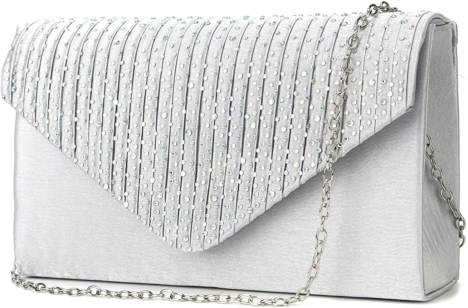 Price:$12.97 Nodykka Purses and Handbags Envelope Evening Clutch Crossbody Bags Velvet Classic Wedding Party Shoulder Bag for Women  Handbags   