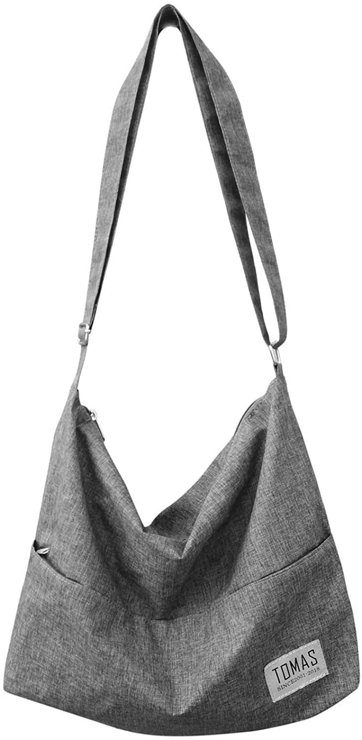 Price:$13.99    Canvas Bag, TOMAS Women's Hobo Handbags Canvas Shoulder Bag Hobo Crossbody Bag Casual Tote Bag Purse Shopping Work Travel Bag  Clothing