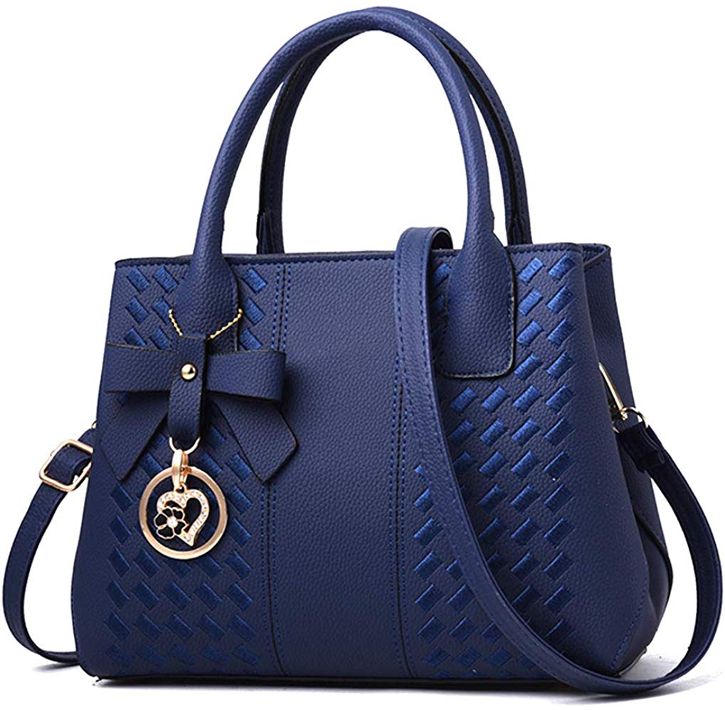 Price:$24.99    Purses and Handbags for Women Fashion Ladies PU Leather Top Handle Satchel Shoulder Tote Bags  Clothing