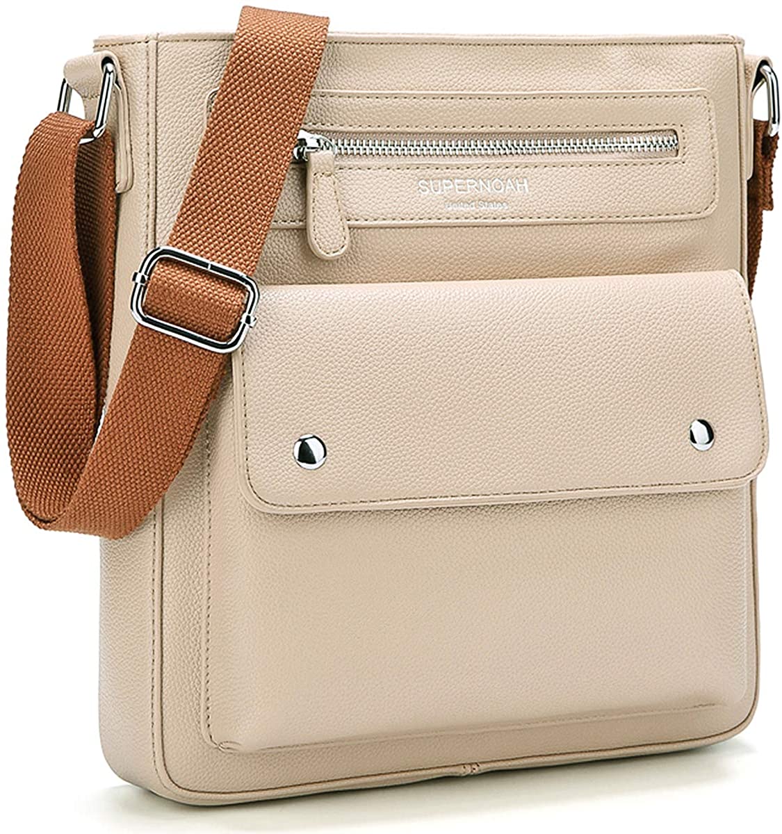 Price:$24.99    SuperNOAH Crossbody Messenger Bags for Women - Leather Small Vintage Adjustable Cotton Shoulder Bag  Computers & Accessories