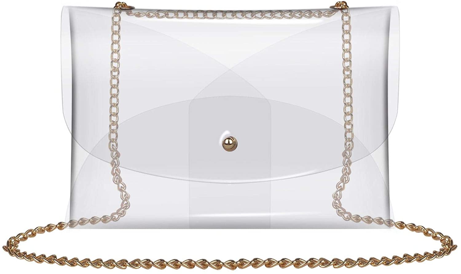 Price:$8.99    Clear Bag by Y&R Direct, Women's PVC Transparent Cross Body Bag Clutch Messenger Handbag Tote Shoulder Bag Clear Purse Stadium Approved, 9.056.1 inches  Shoes