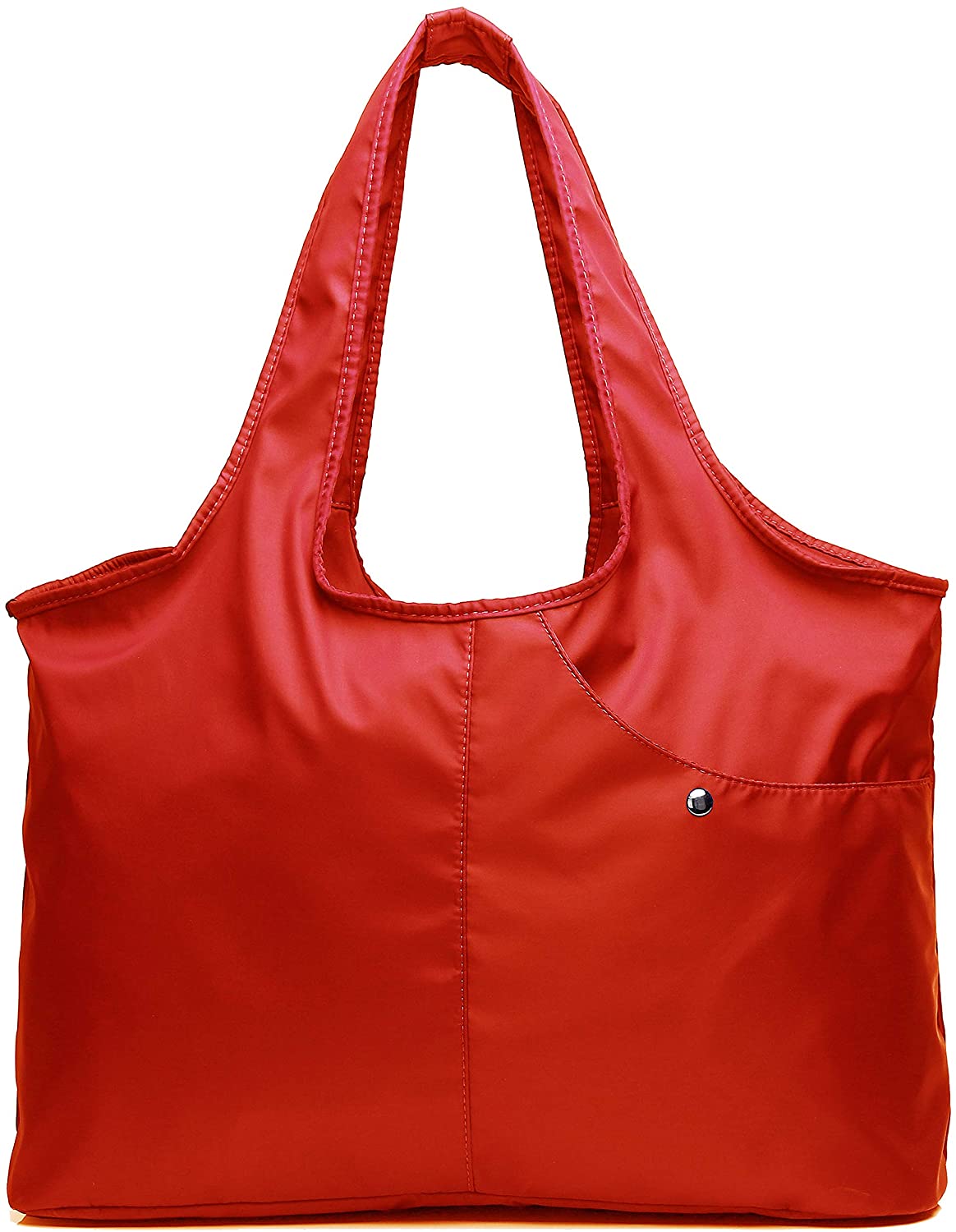 Price:$16.99    Nylon Tote Bag for Women Ladies Waterproof Canvas Diaper Shoulder Bag Lightweight Handbags for Gym Travel Work Shopping  Shoes