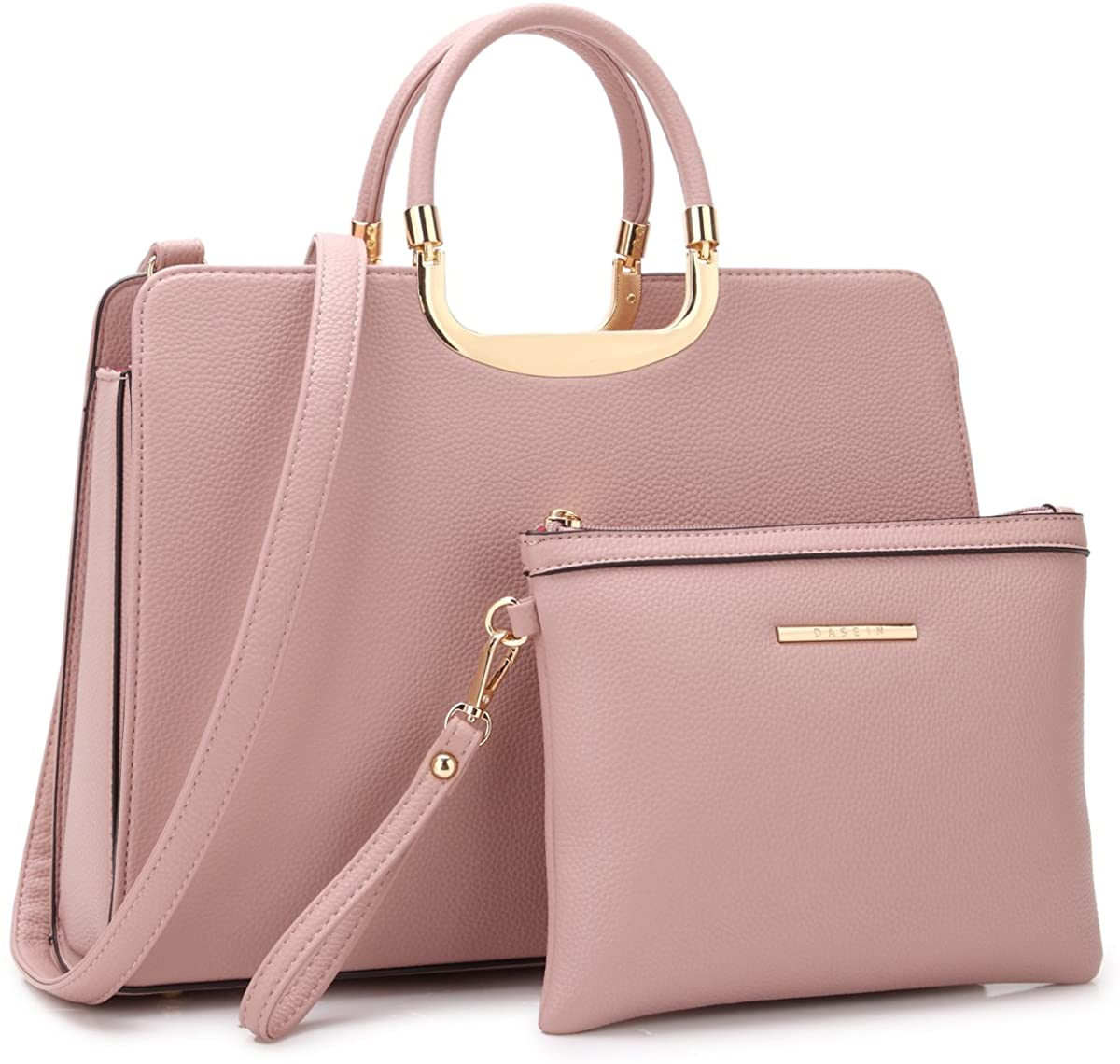Price:$39.99 Dasein Women's Handbags and Purses Ladies Designer Tote Shoulder Bags Satchel Top Handle Work Bags Briefcase with Matching Wallet  Handbags   